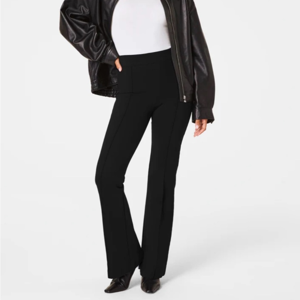 SPANXsmooth™ PerfectFit Ponte Flare Pant NWT size Large Black Perfect Pant